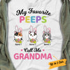 Personalized Cat Mom Easter Favorite Peeps T Shirt MR12 95O34 1