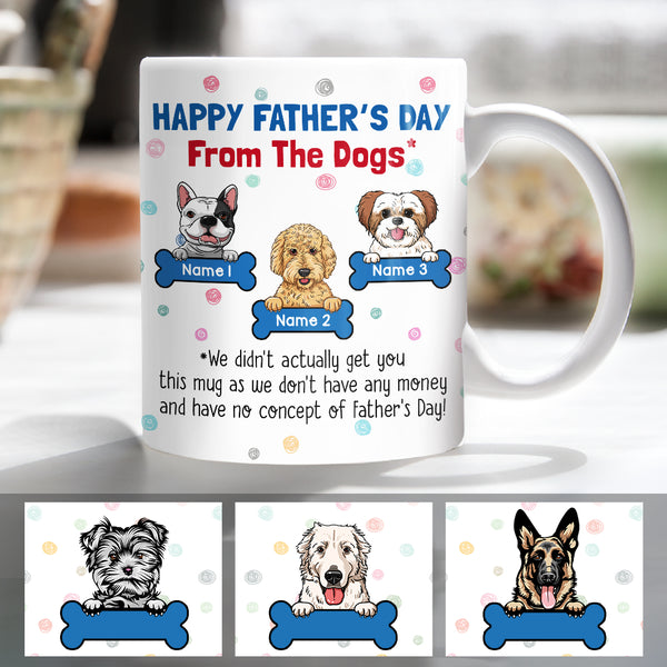 Personalized Father Day Dog Dad Mug AP32 81O47