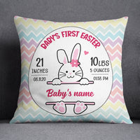 Personalized Baby First Easter Bunny Pillow MR32 30O57 (Insert Included) thumb 1
