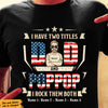 Personalized Dad Grandpa Rock Them Both T Shirt MY291 95O47 1