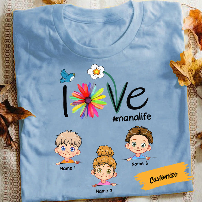 Personalized Mom Grandma Life T Shirt JN242 30O58 1