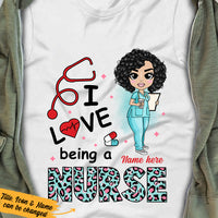 Personalized Love Being A Nurse T Shirt JN304 95O36 thumb 1