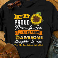 I am a Proud Mother In law Awesome T Shirt  DB233 81O34 thumb 1