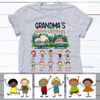 Personalized Camping Kids Of Mom Grandma T Shirt AP11 65O60 thumb 1