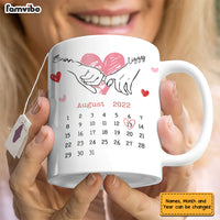 Personalized Couple Anniversary Mug JN281 85O31 thumb 1