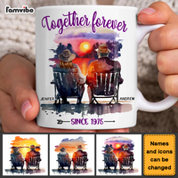 Personalized Old Couple Gift Together Forever Mug 31046 thumb 1