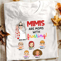 Personalized Mom Grandma Frosting T Shirt JL53 30O53 thumb 1