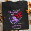 Personalized Memorial Mom Dad In Heaven T Shirt MR292 95O34 1