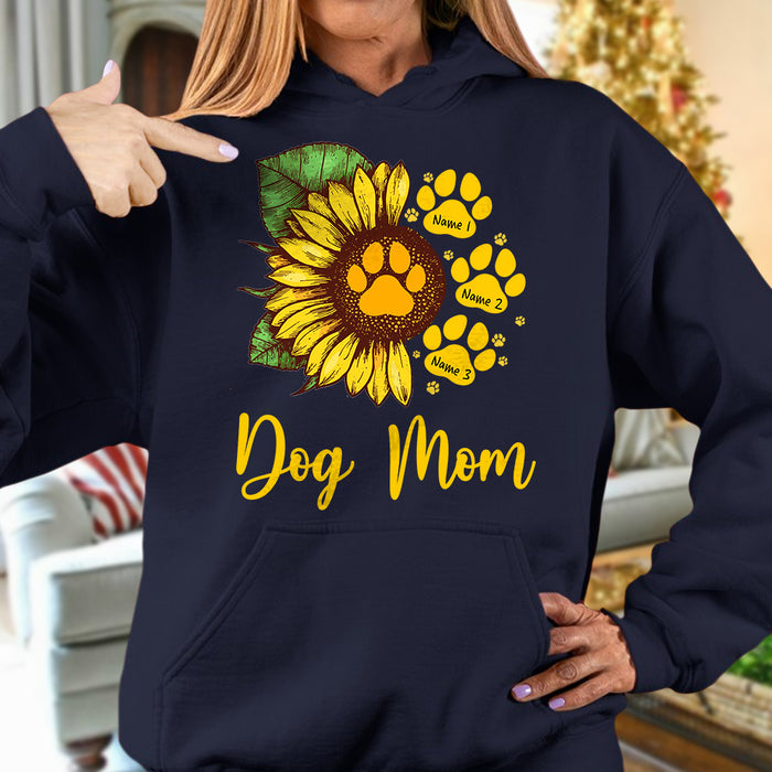 Dog mom sunflower hot sale hoodie