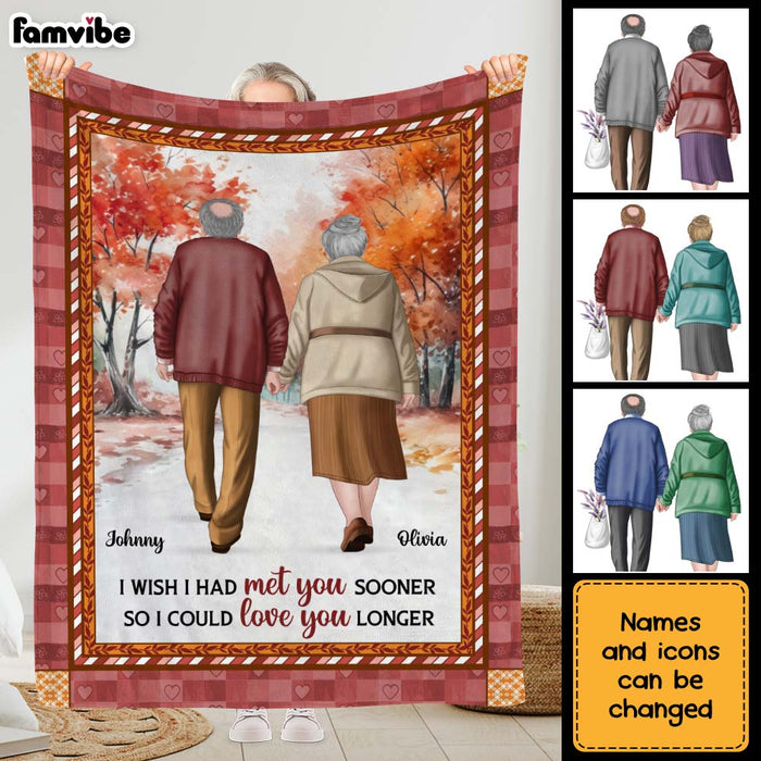 Personalized Couple I Wish I Had Met You Sooner Blanket 30761 1
