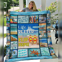 Beach Fleece Blanket JN233 85O36 thumb 1