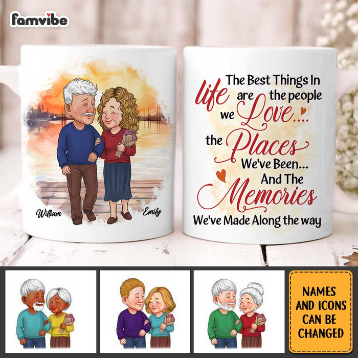 Personalized Gift For Couples The Memories We've Made  Along The Way Mug 31203 1
