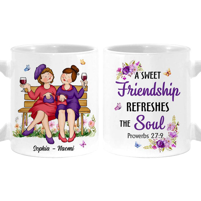 Personalized Gift For Friends A Sweet Friendship Mug 30658 1