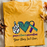Suicide Awareness Your Story Is Not Over T Shirt SB54 87O36 thumb 1