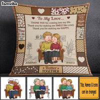 Personalized Gift For Couple Thank You Pillow 30611 thumb 1
