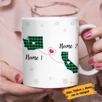 Personalized The Love Between Family Knows No Distance Mug NB182 73O53 thumb 1