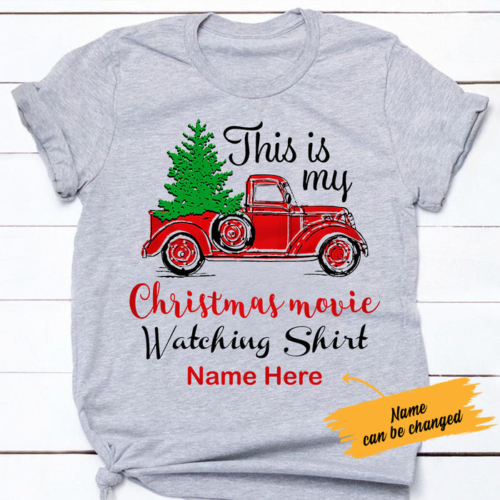 Personalized Christmas Movie Red Truck T Shirt NB62 81O57 1