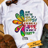 Personalized Hippie White T Shirt JN173 67O36 1