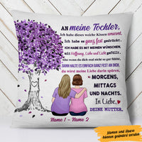 Personalized Mom Grandma Mama Oma German Tree Pillow AP54 73O47 (Insert Included) thumb 1