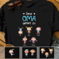 Personalized Oma German Grandma Belongs T Shirt AP87 67O57 thumb 1