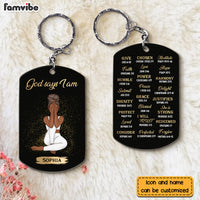 Personalized Daughter God Says I Am Bible Verses Aluminum Keychain 22826 thumb 1