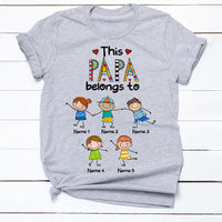 Personalized Grandpa Belongs To T Shirt FB223 81O34 thumb 1