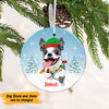 Personalized Boston Terrier Dog Christmas Light  Ornament OB261 95O47 1