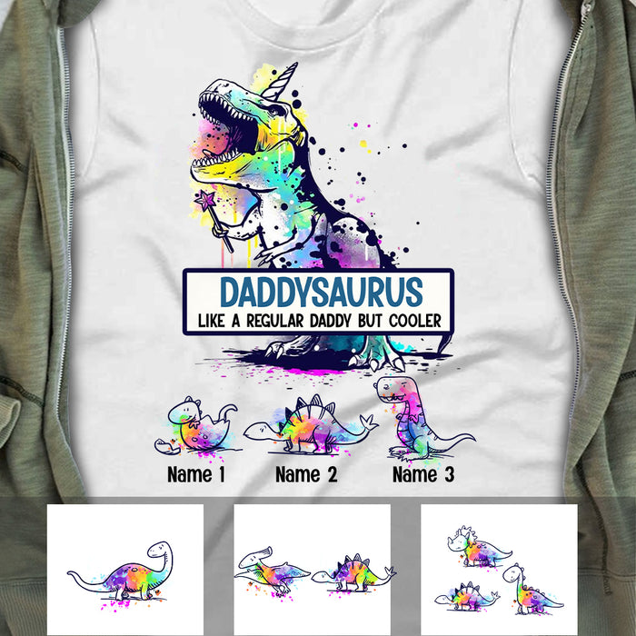 Personalized Dad Grandpa Dinosaur T Shirt MY201 95O34 1