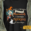 Personalized Mermaid Witch Potions Halloween T Shirt AG271 28O58 1