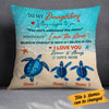 Personalized Mom Daughter Turtle Pillow JN221 24O34 1