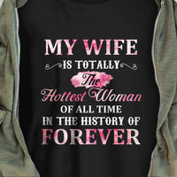 My Wife is Totally the Hottest Woman T Shirt  DB2411 81O58 thumb 1