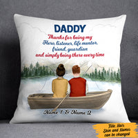 Personalized Dad Grandpa Fishing Pillow AP283 30O47 (Insert Included) thumb 1