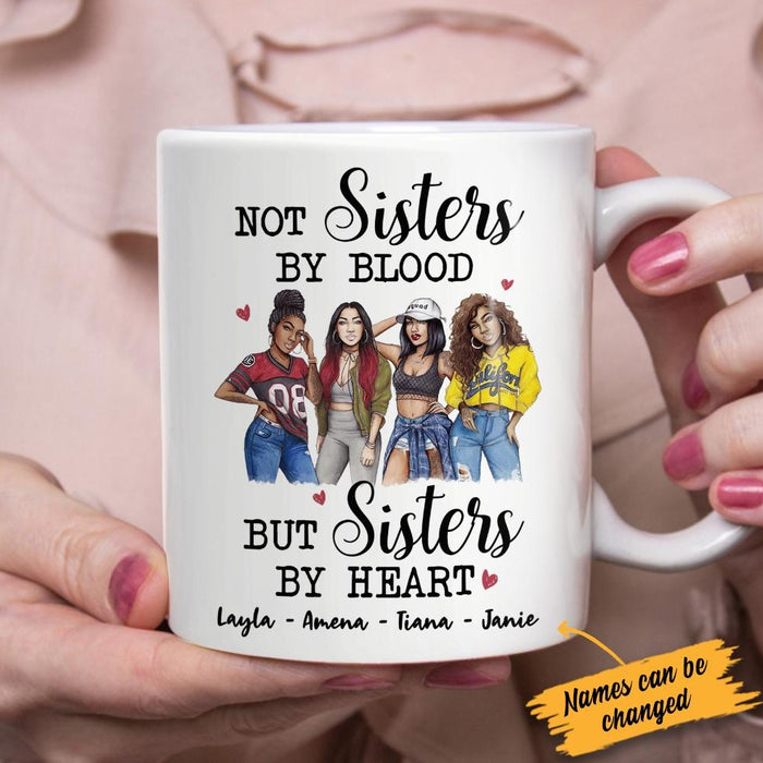 Personalized BWA Sisters By Heart Mug JL231 67O34 1