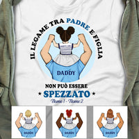 Personalized Daddy And Daughter Padre E Figlia Italian T Shirt AP194 73O58 thumb 1