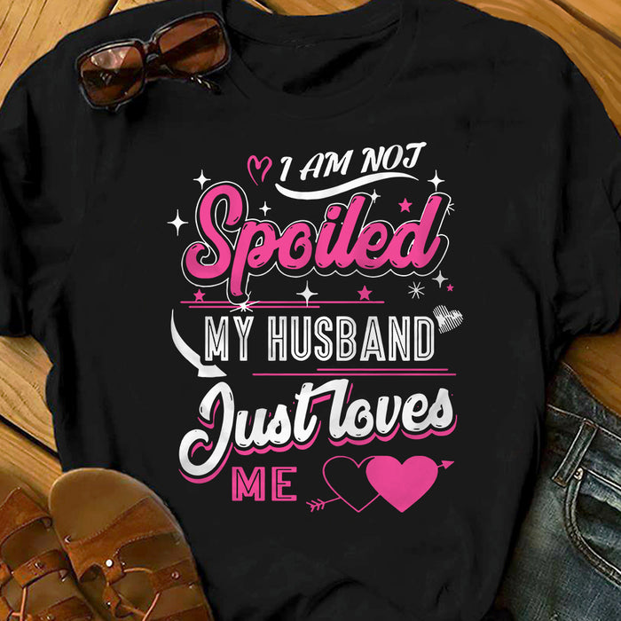 Couple Husband Wife Spoiled T Shirt  DB251 81O36 1