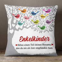 Personalized German Mama Oma Family Tree Mom Grandma Pillow MR294 65O53 (Insert Included) thumb 1