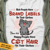 Personalized Cat Hair T Shirt JR291 73O36 1