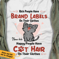 Personalized Cat Hair T Shirt JR291 73O36 thumb 1