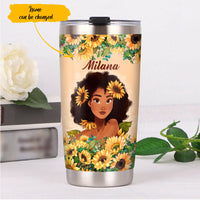 Personalized BWA Sunflower Steel Tumbler JL91 67O65 thumb 1