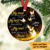 Personalized Memorial Butterfly Heaven Circle Ornament NB114 99O60 1