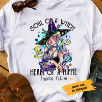 Personalized Witch Halloween White T Shirt JL152 73O47 thumb 1