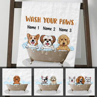 Personalized Dog Bath Towel DB141 81O60 thumb 1