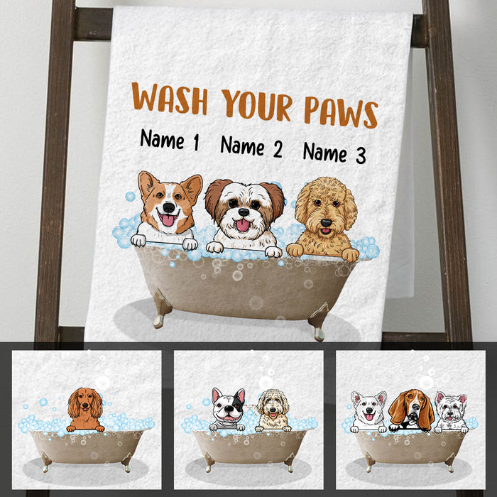 Personalized Dog Bath Towel DB141 81O60 1
