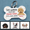Personalized Dog German Hund Bone Pet Tag AP122 26O57 1