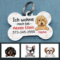 Personalized Dog German Hund Bone Pet Tag AP122 26O57 thumb 1