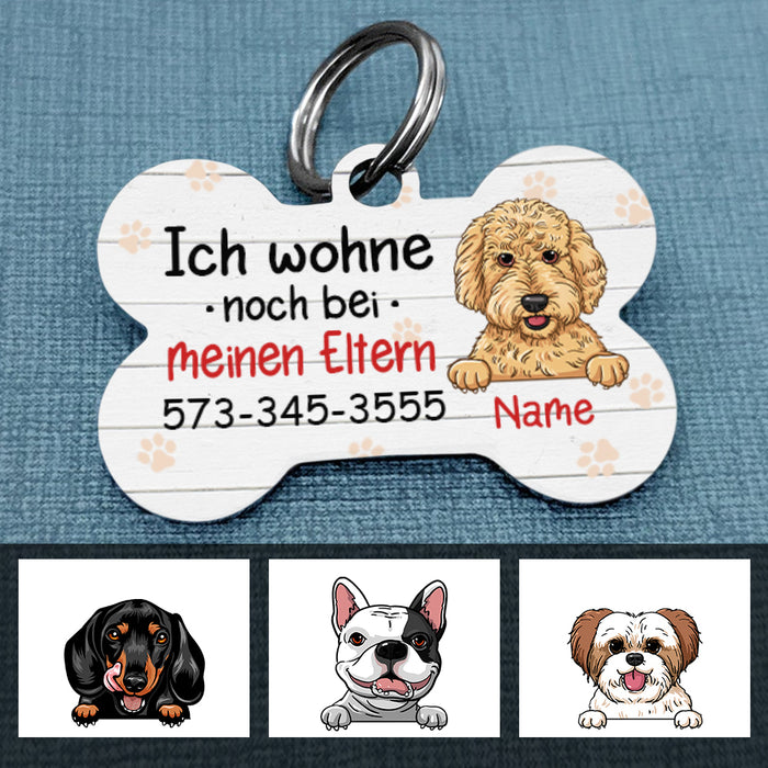 Personalized Dog German Hund Bone Pet Tag AP122 26O57 1
