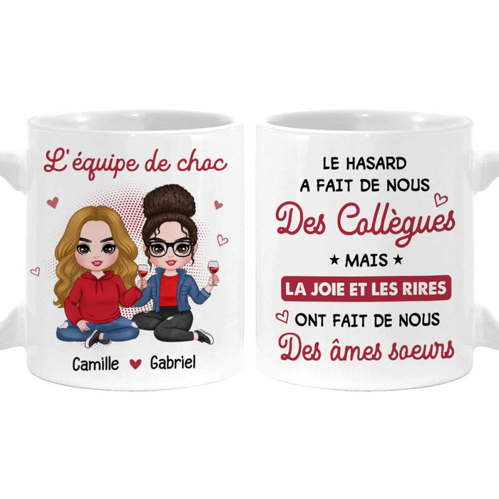 Personalized Gift For Friends French Collègues Mug 30449 1