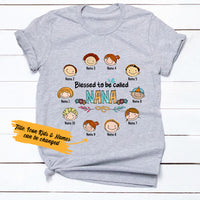 Personalized Blessed To Be A Grandma T Shirt MR121 73O36 thumb 1