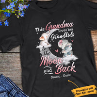 Personalized Grandma Elephant T Shirt JN152 95O34 thumb 1