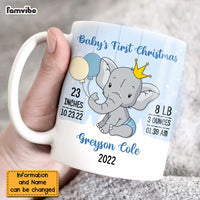 Personalized Elephant Baby First Christmas Mug OB83 73O47 thumb 1